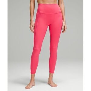 lululemon glaze pink align leggings 25”